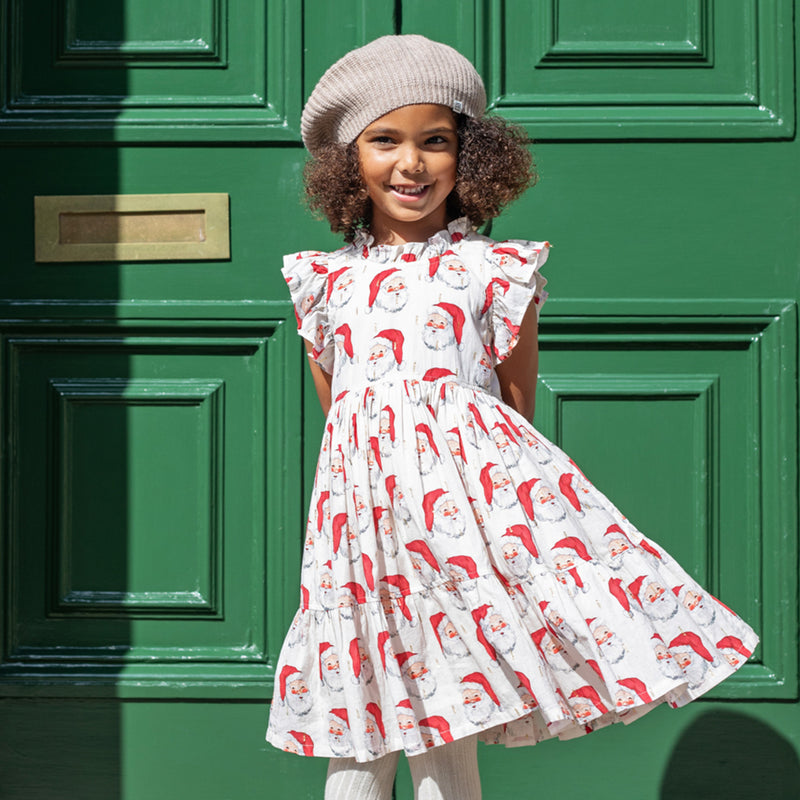 Girls Jennifer Dress - Vintage Santas