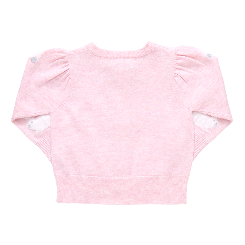 Baby Girls Constance Sweater - Bunny