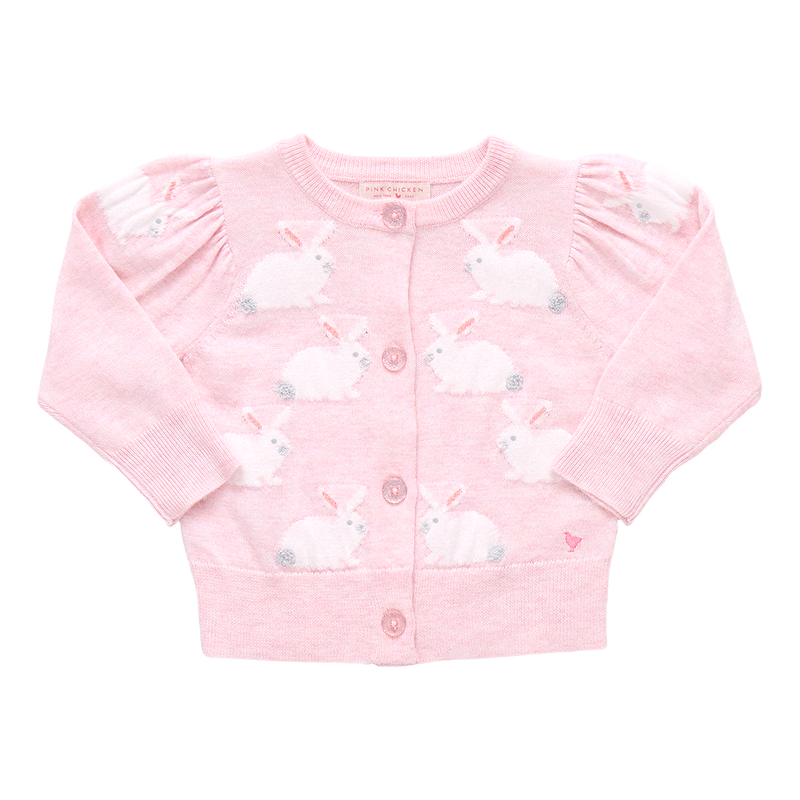 Baby Girls Constance Sweater - Bunny