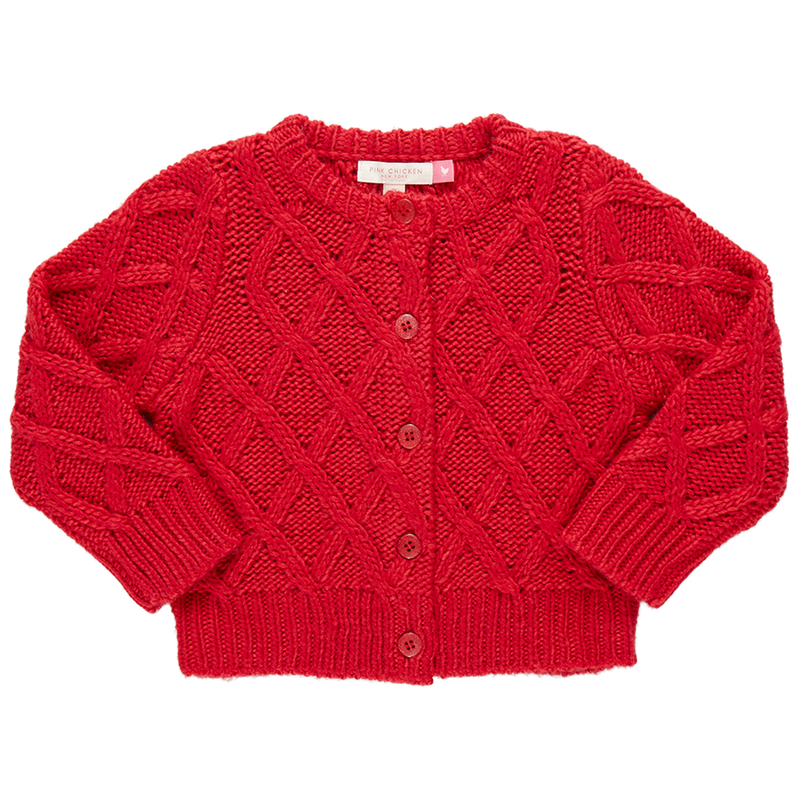 Girls Katrina Sweater - Red