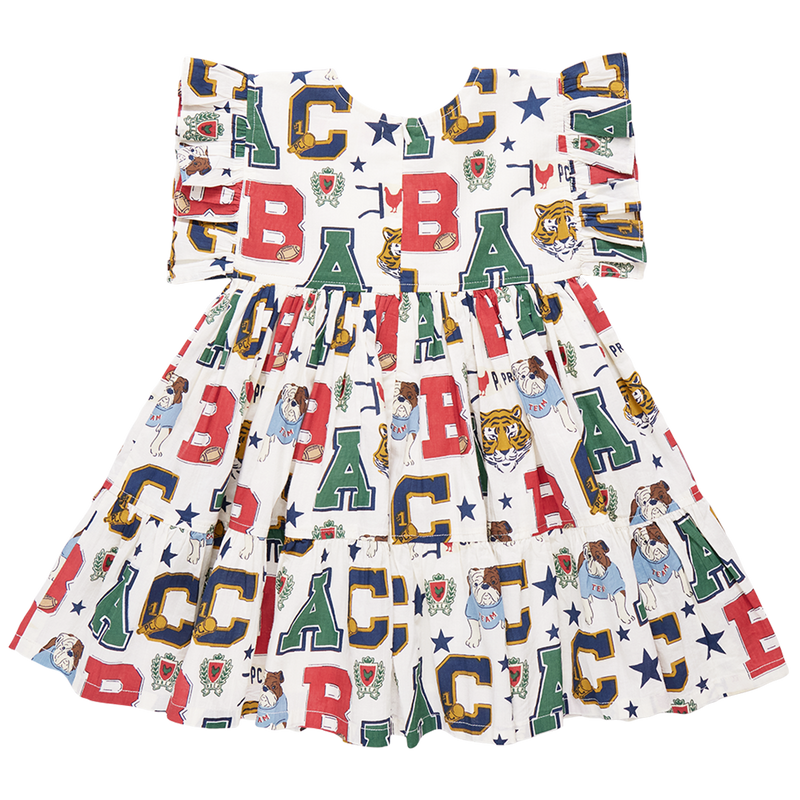 Girls Kit Dress - Varsity Letters