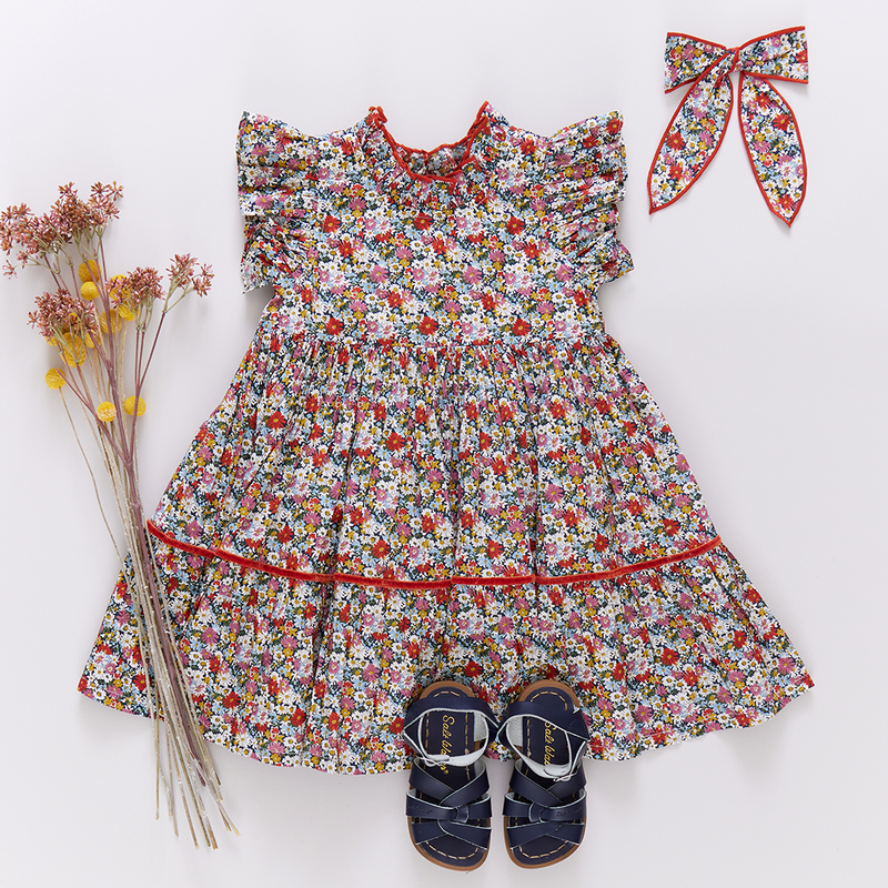 Girls Jennifer Dress - Libby Floral