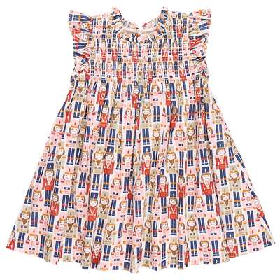 Girls Stevie Dress - Vintage Nutcracker