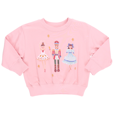 Girls Organic Sweatshirt - Nutcracker