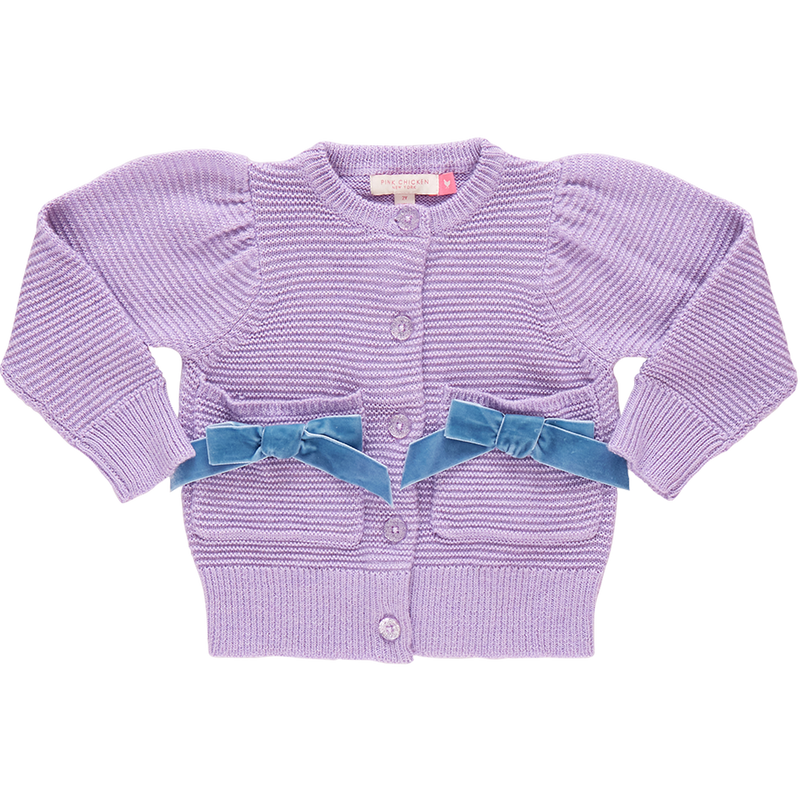 Girls Pocket Sweater - Bows