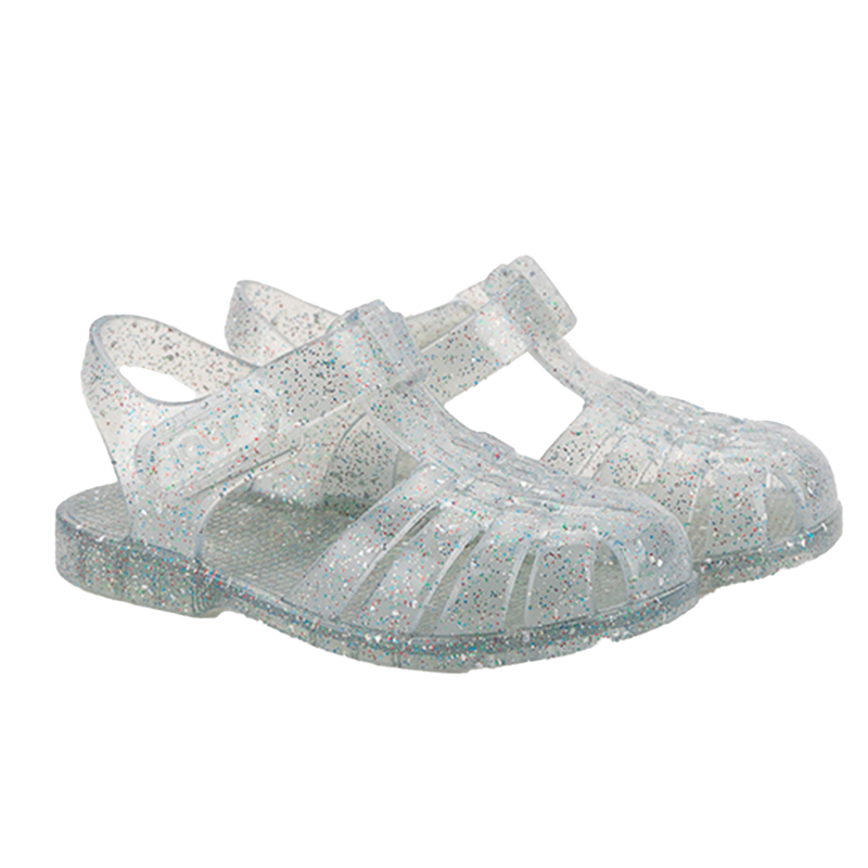 Classic Crystal Shoe - Transparent Multi Glitter