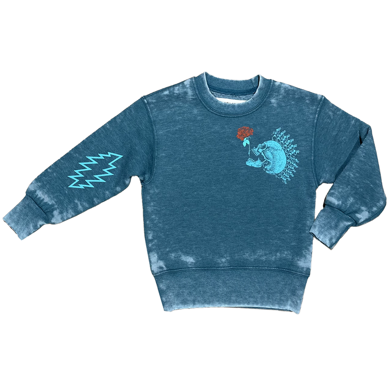 Grateful Dead Skellies Crewneck - River Green