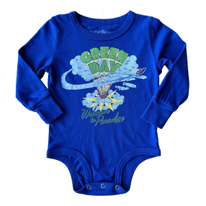 Green Day Long Sleeve Onesie - Blue