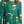 Womens Silk Kelly Dress - Emerald Marigold