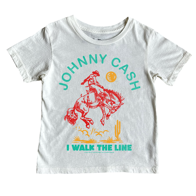 Johnny Cash Short Sleeve Tee - Vintage White