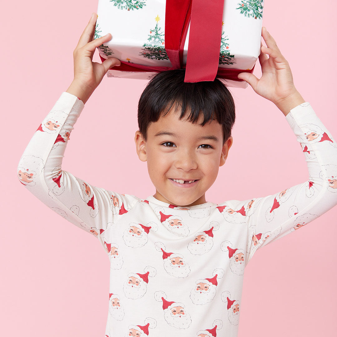 Reindeer Games Pajama in Sugar Plum Pink - Polliwogs Children's