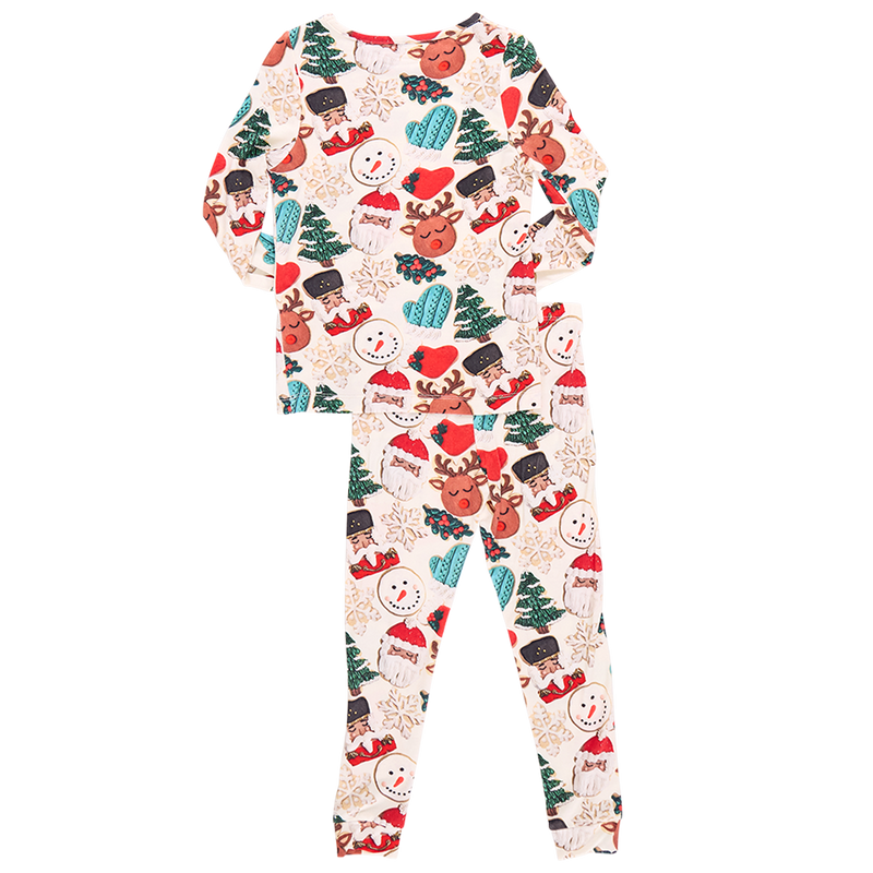 Kids Bamboo PJ Set - Frosted Cookies