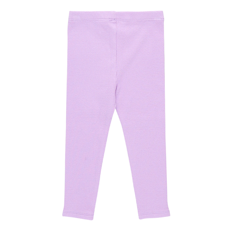 100% Organic Cotton High Waisted Ankle Length Leggings for Girls - Mauve