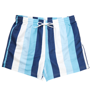 Mens Swim Trunk - Ocean Stripe