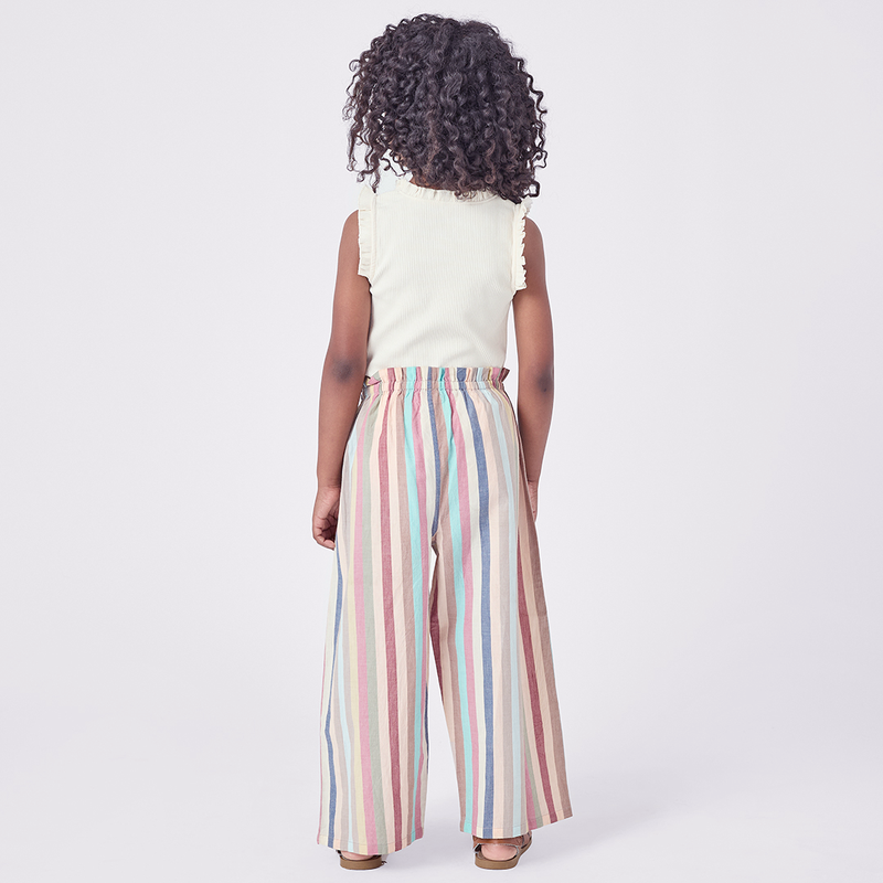 Girls Theodore Pant - Multi Vintage Stripe