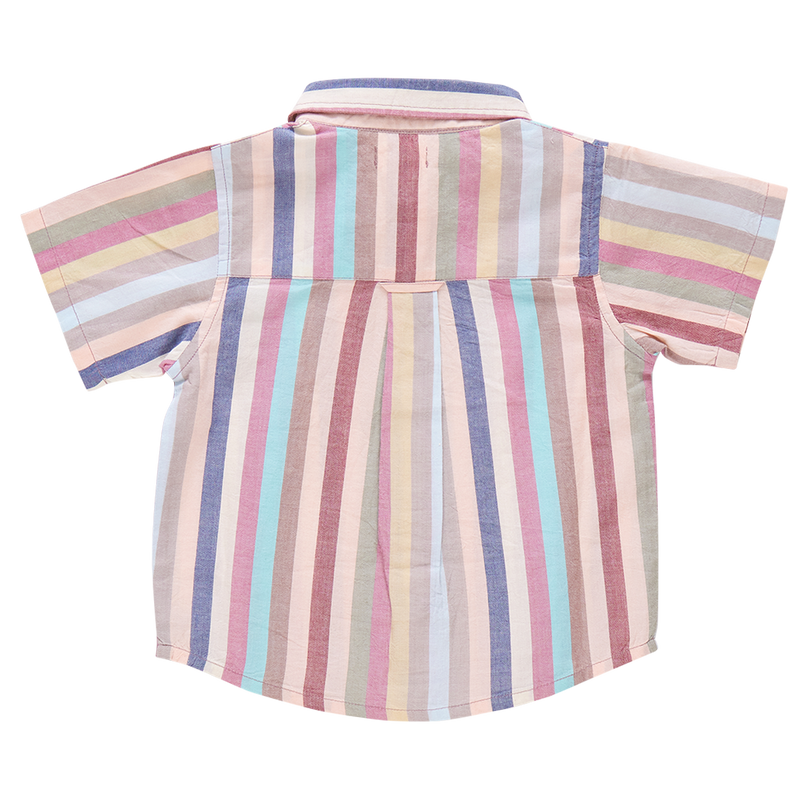 Boys Jack Shirt - Multi Vintage Stripe