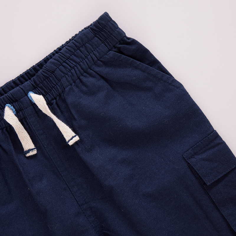 Baby Boys Pull On Pant - Navy