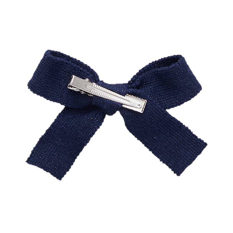 Girls Sammi Sweater Bow - Navy