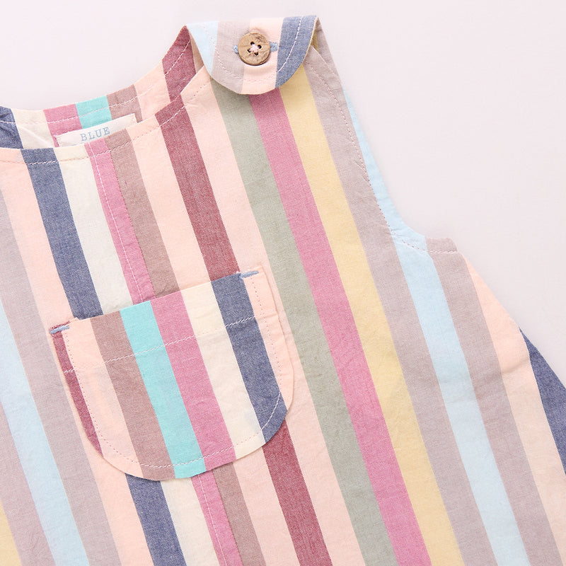 Baby Boys Noah Jumper - Multi Vintage Stripe