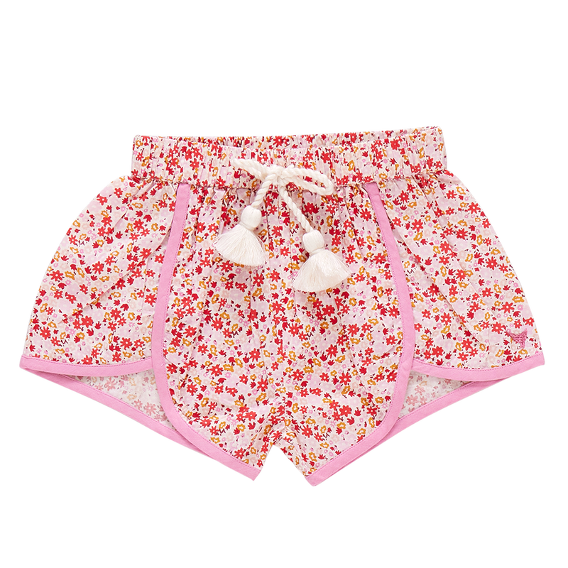 Girls Millie Short - Pink Mini Ditsy