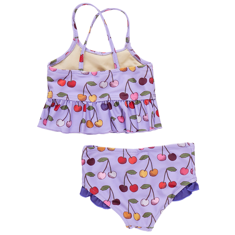 Girls Joy Tankini - Lavender Cherry