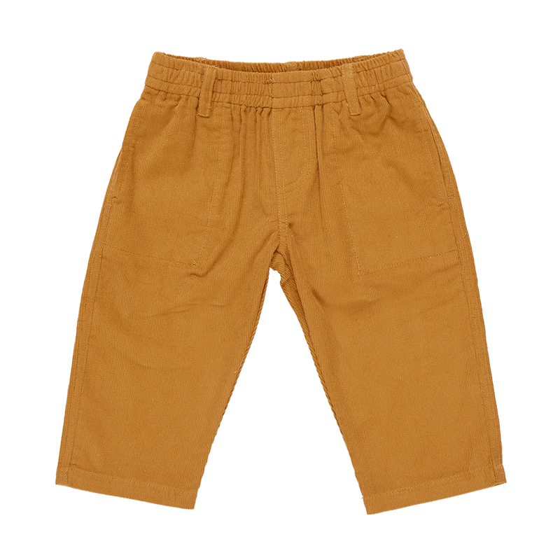 Baby Boys Corduroy Jackson Pant - Gold