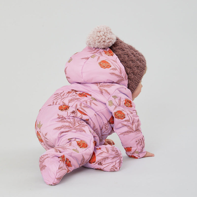 Baby Girls Lindsey Snowsuit - Lavender Poppy