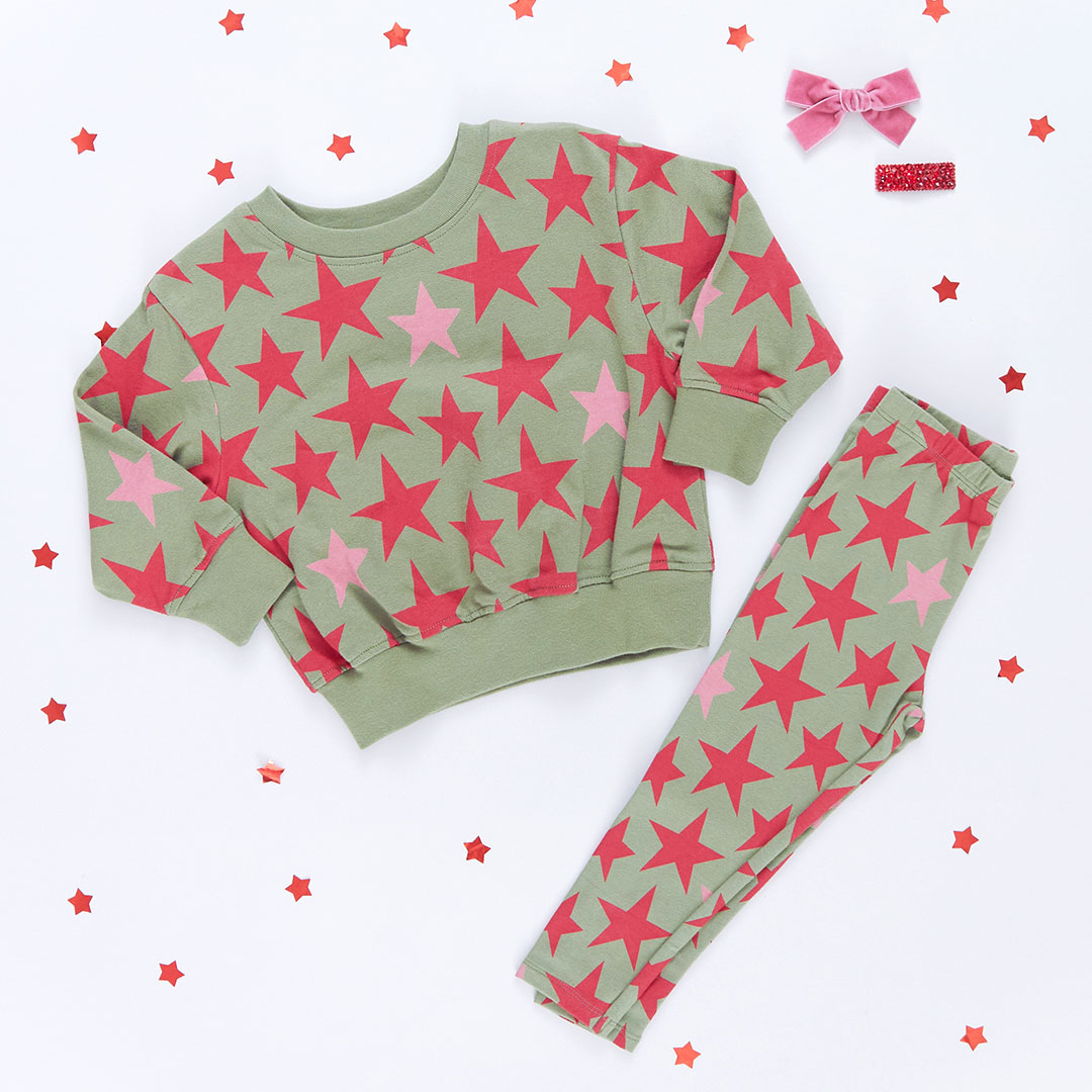 Kids Organic Sweatshirt - Green Tiger – Pink Chicken