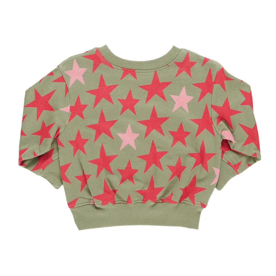 Kids Organic Sweatshirt - Green Tiger – Pink Chicken