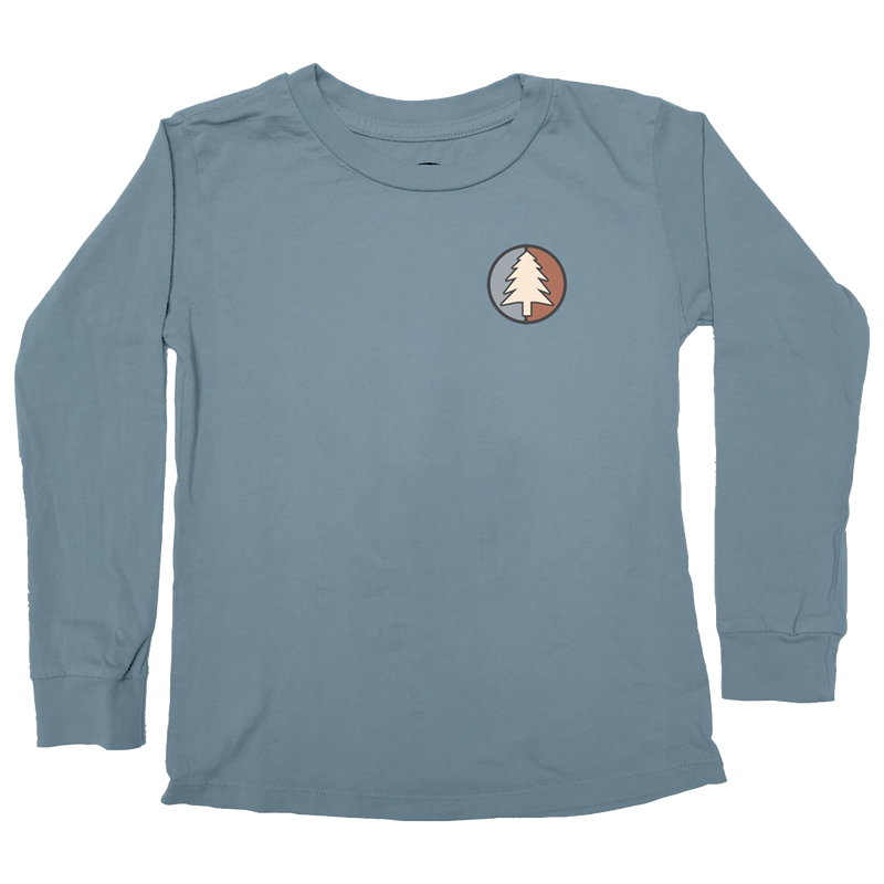 Great Outdoors Long Sleeve Tee - Dusty Blue