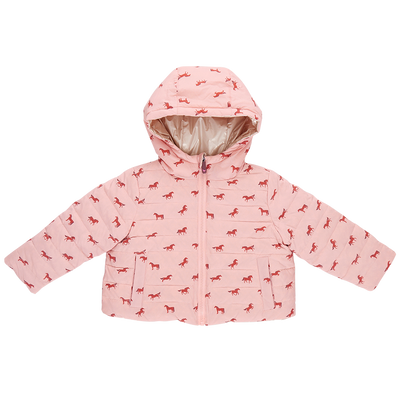 Kids Reversible Riley Jacket - Tiny Horses