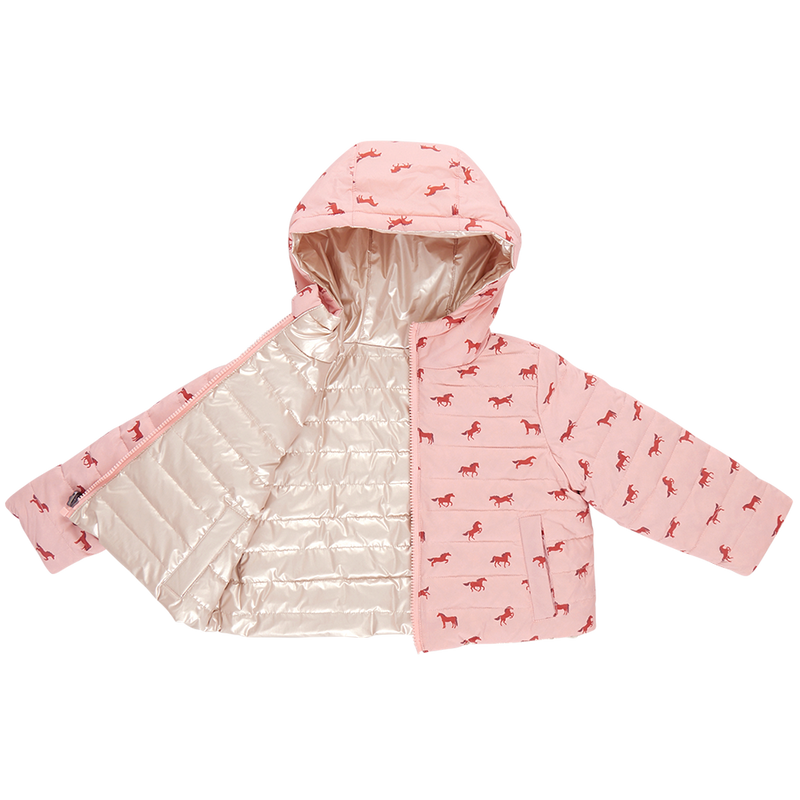 Kids Reversible Riley Jacket - Tiny Horses