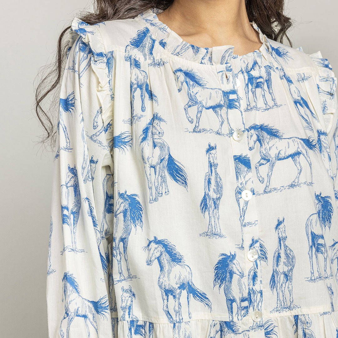 Sweaters For Girls With Horse Design