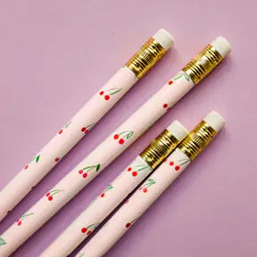 Pencil Set - Cherries