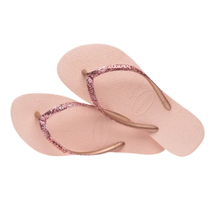surfen spier herder Havaianas - Kids Slim Glitter II Sandal (Ballet Rose/Golden Blush) – Pink  Chicken