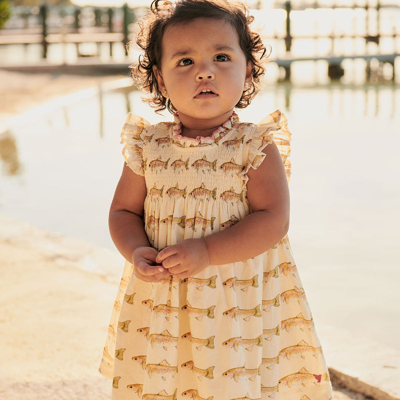 Baby Girls Stevie Dress Set - Rainbow Trout