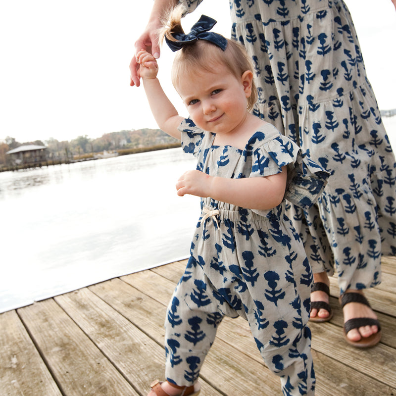 Baby Girls June Jumper - Indigo Cornflower