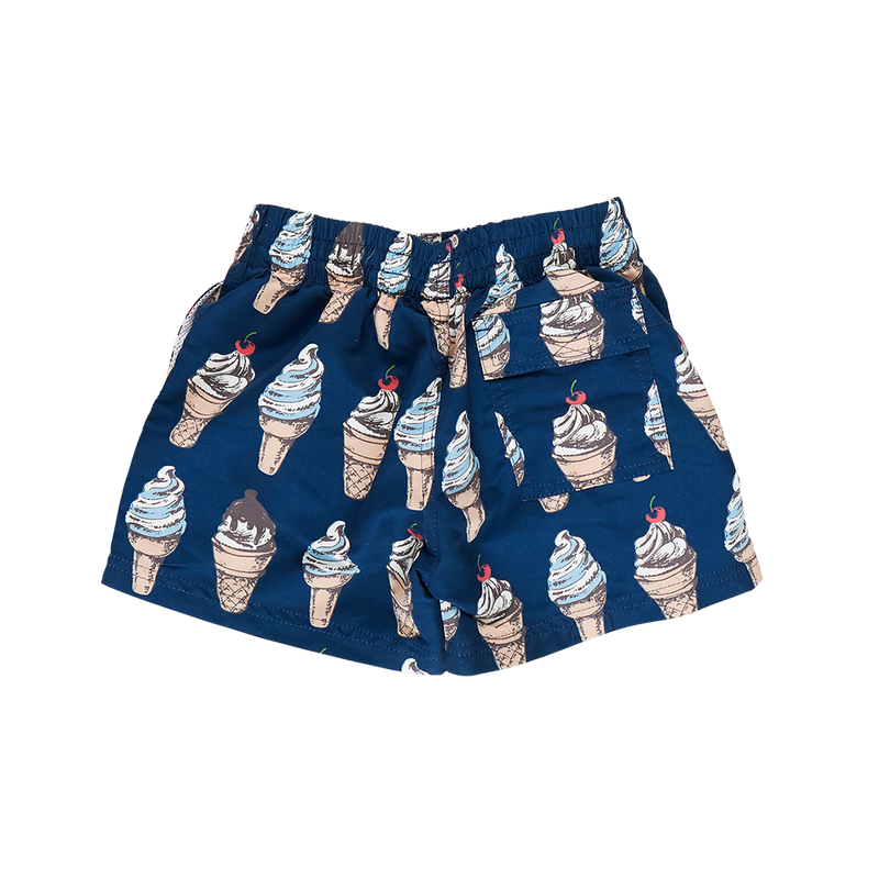 Baby Boys Swim Trunk - Navy Soft Serve