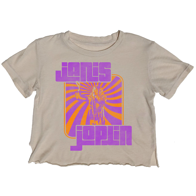 Pink Chicken Janis Joplin Not Quite Crop Tee 3/6m 