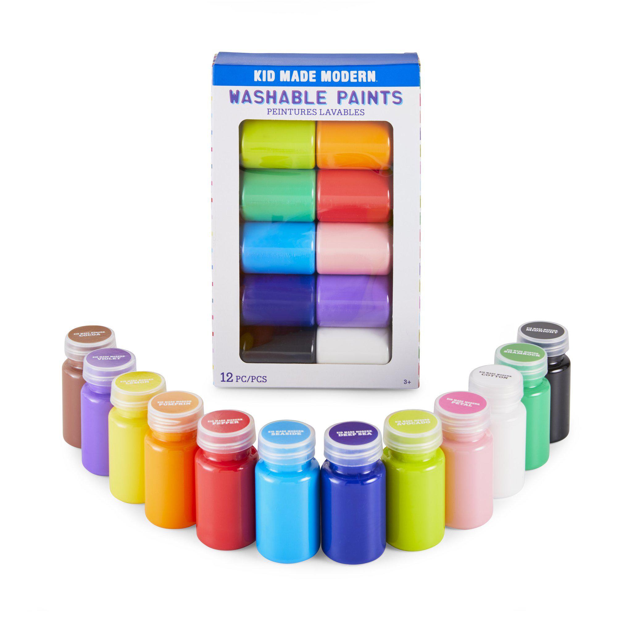 Colour Block Acrylic Paint Set - 12pc